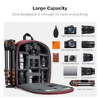 Camera Backpack (07-red)