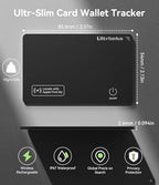Wallet Tracker Card 1 Pack (Black / 1-Pack)