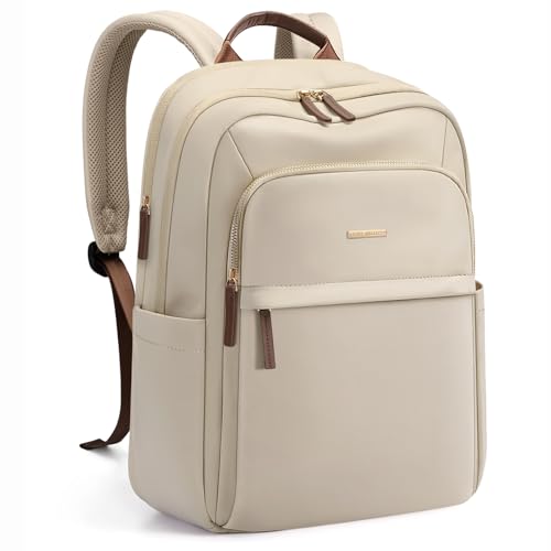 Travel Backpack for Women Personal Carry On Bag Business Weekender Hiking Multilayer Laptop Bag (Upgrade-apricot / 16 Inch)