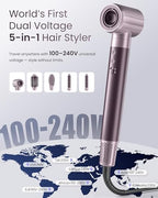 Dual Voltage Hair Dryer Brush (Purple（dual Voltage）)