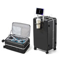 28 Inch Checked Luggage (Jet Black / 28 Inch)
