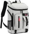36 Cans Backpack Cooler Insulated Leakproof Soft Large Cooler Bag (Grey)