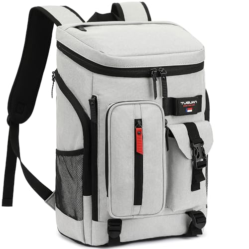 36 Cans Backpack Cooler Insulated Leakproof Soft Large Cooler Bag (Grey)