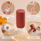 21 Pack Travel Bottles for Toiletries (Cream)