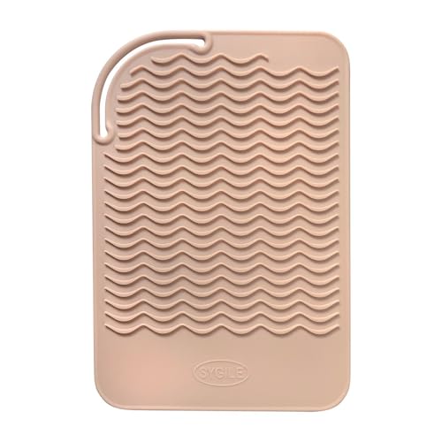 11" X 7.5" Large Size Heat Resistant Silicone Travel Mat for Hair Styling Tools