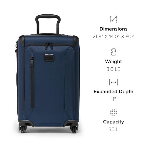 Aerotour 4 Wheel Expandable Carry (21.75" International Expandable Carry-On / Navy)