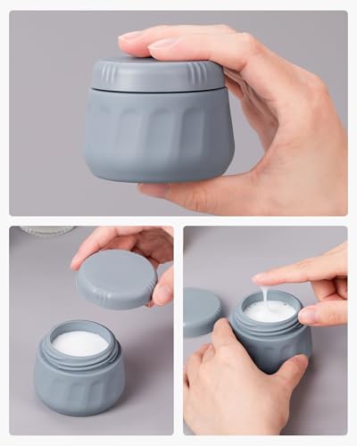 Travel Containers for Toiletries (3 Ounce (90ML) / Black Gray)