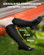 Bamboo Viscose Compression Socks for Women Men