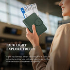 Passport Holder for Travel (Forest Green)