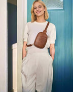 Crossbody Bags for Women Leather Cross Body Sling Bag for Woman Travel Mocha Brown (0-mocha Brown)