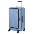 29 Inch Aluminum Frame Checked Luggage Top Opening (Dark Blue / 29 Inch)