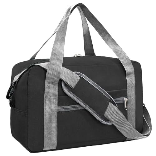 For Spirit Airlines Personal Item Bag 18x14x8 in Underseat Carry (Black / 30L)