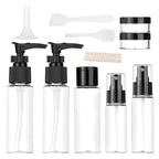 11 PCS Travel Bottles Kit (black)