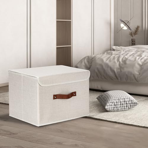 Collapsible Storage Boxes (set of 3 / Beige)