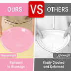 50 Pcs 10 Inch Pink Plastic Plates (Pink / 50 Pcs)