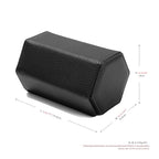 2 Slot Watch Box Black Hexagonal (Black / 2-Slot)