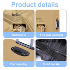 Luggage Cover Washable Suitcase Protector Anti (Hello Hook / M(fits 24-26Inch suitcase))