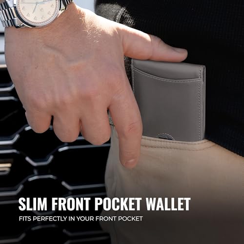 Cash Pocket Slim Wallet for Men (Ash Grey)