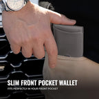 Cash Pocket Slim Wallet for Men (Ash Grey)
