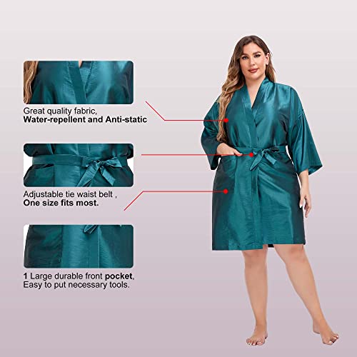 Salon Client Gown Robes Cape (Blue)