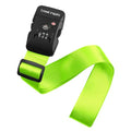 Heavy Duty Luggage Straps with TSA Lock (Fluorescent Green)