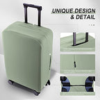 Travel Luggage Cover (Cyan / 19-21 inch)