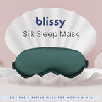 Silk Sleep Mask (Emerald)