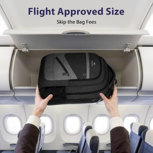 Professional Laptop Backpack for Men (Black Grey / 17 Inch)