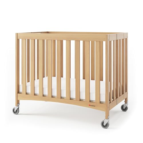 Travel Sleeper Wood Compact Folding Hotel Crib