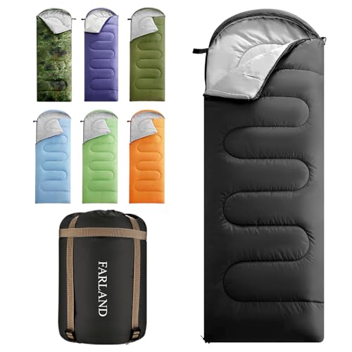 Sleeping Bag for Adults (Dark Grey / 87"x32.7")