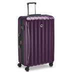 Helium Aero Hardside Expandable Luggage with Spinner Wheels (Plum / Checked-Large 28 Inch)