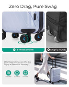 Carry On Luggage 22x14x9 Airline Approved (Carry On 20 Inch / Purple)