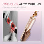 Automatic Rotating Curling Iron (1 inch / Peach)