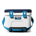 Roadie 15 Hard Cooler with DoubleDuty Shoulder Strap (White/Blue)