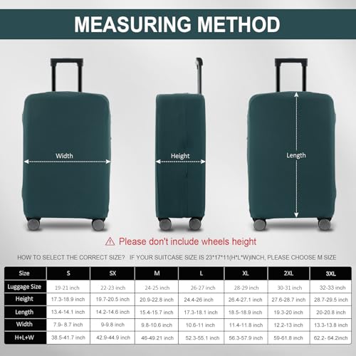 Travel Luggage Cover (Avocado Green / 32-33 inch)
