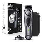 All-in-One Men's Shaving Kit Series 7 7440, 12-in-1 Beard, Face, Nose, Ear Trimmer, Hair Clippers, Body Groomer and Manscaping + Travel Case + Charging Stand (Silver / 13 Piece Set)