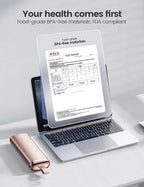 Metal Pill Organizer 2 Times a Day (Rose Gold / Standard Size + Handle)
