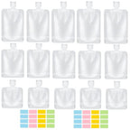 17 Pack Travel Pouches for Toiletries (B-17pcs)