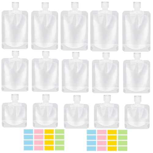 17 Pack Travel Pouches for Toiletries (B-17pcs)