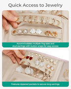Travel Jewelry Organizer Case (A-Green / Medium)