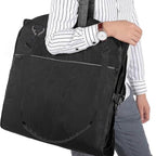 66" Versatile Travelling bags Wedding Dress Travel Garment Bag Tri (66 inch Black)