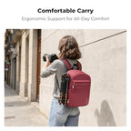 Camera Backpack (07-red)