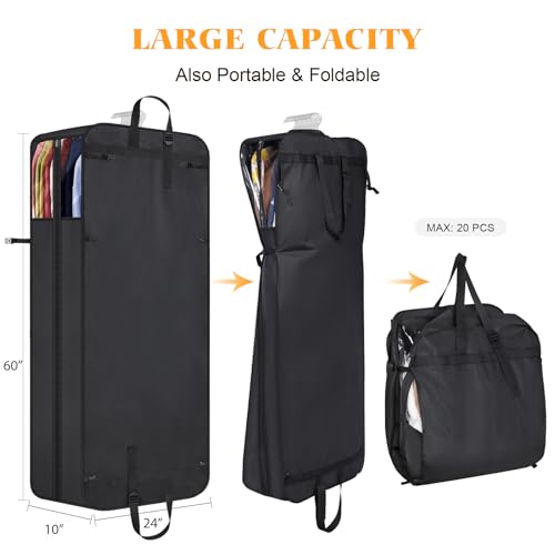 Garment Bag for Moving (24"X60"-1pcs - Heavy Duty)