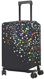Travel Luggage Cover Suitcase Protector Fits 31 (Color Dots / XL)