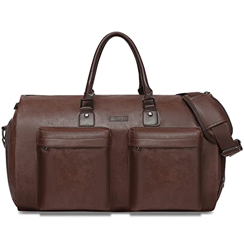 Garment Bags for Travel (A-Dark Brown)