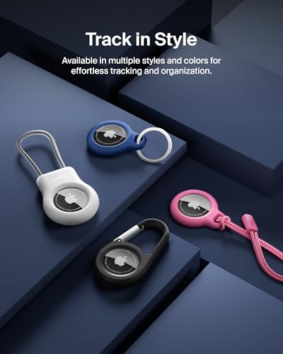 Apple Airtag Secure Holder With Strap (Pink / Single / Strap)