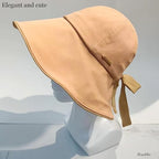 Sun Hats for Womens Wide Brim Packable Hat UV Protection Beach Hat Shapeable Ponytail Sun Hats Bowknot Bucket Hat Adjustable Fishing Hat for Women Coral Pink (Coral Pink)
