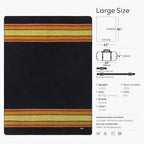 100% Wool Blanket (Sunset / Large)