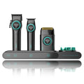 001/977/377 3-in-1 Barber Kit with Clipper Trimmer Foil Shaver, Black (001 3 in 1 Black)