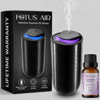 Waterless Essential Oil Diffuser Starter Kit with 15ml French Lavender Oil (Black2)